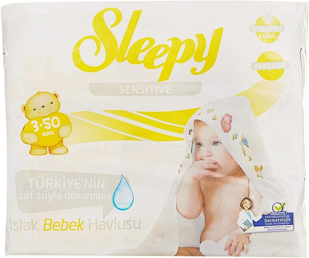 12. Islak mendil, bebekli her evin baş tacıdır.