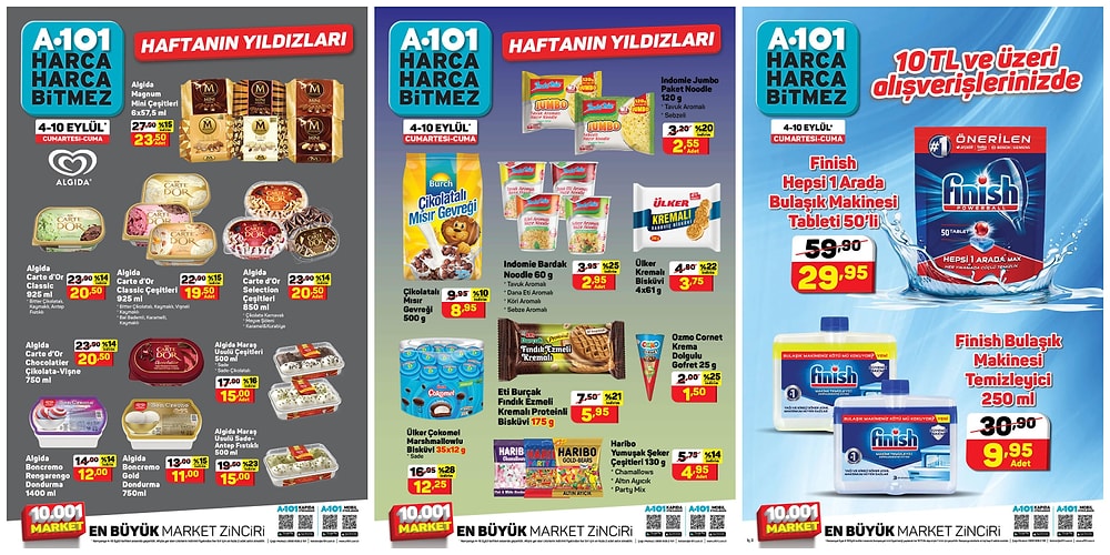 4 - 10 Eylül 2021 A101 Haftanın Yıldızları Kataloğu