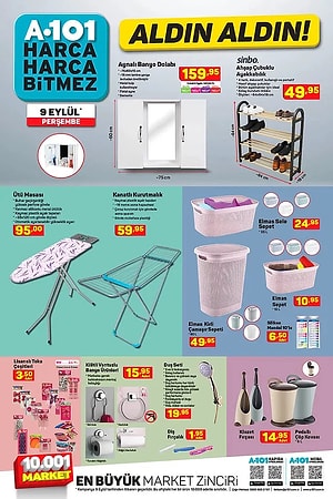 Indirim Gunleri Basliyor 6 12 Eylul Haftasinda A101 Bim Ve Sok Aktuel Urunler Listesinde Neler Var