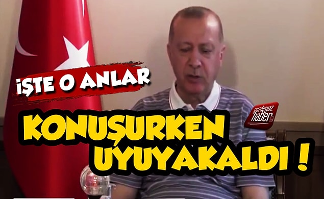 Cumhurbaşkanı Erdoğan giderek yaşlanıyor. Bunu yavaş yürümesinden, canlı yayında uyumasından biliyoruz.