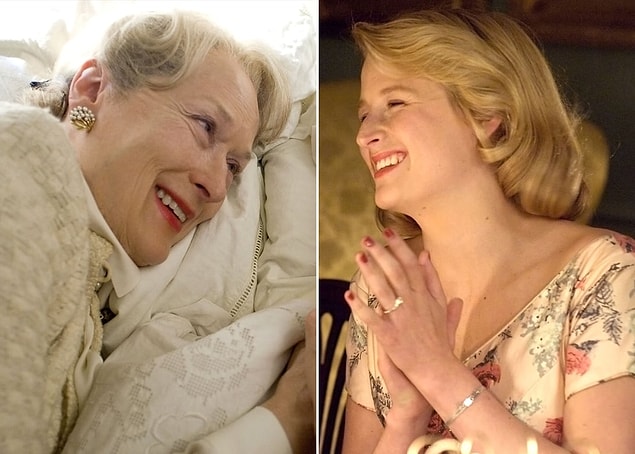 3. Ünlü oyuncu Meryl Streep, kızı Mamie Gummer ile 2007 yılında çekilen 'Evening' filminde yer aldı. Annesinin canlandırdığı karakterin gençliğini oynayan Mamie'nin güzelliğini nereden aldığı belli. 😍