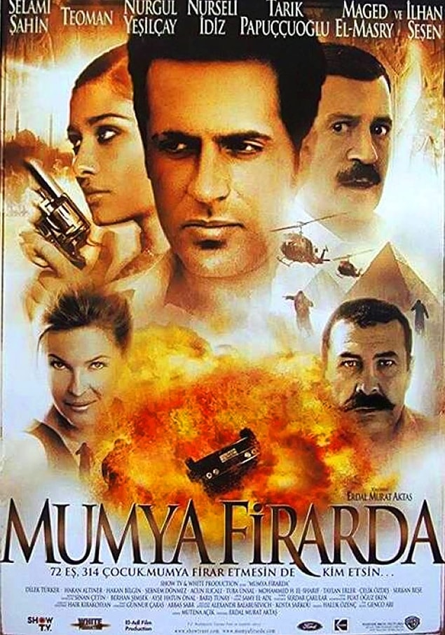 9. "Mumya Firarda", o dönem büyük yankı uyandıran "Mummy" serisinden fena halde etkilenmiş bir filmdi.