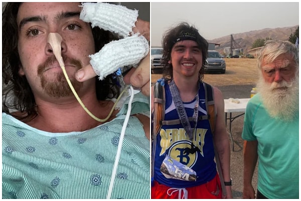 3. "Doktorlar geçirdiğim kaza sonrasında yürümemin bir mucize olduğunu söylemişti ve bugün maratona katıldım."