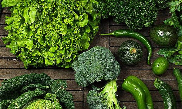 Yeşil sebze tüketiminizi artırın.