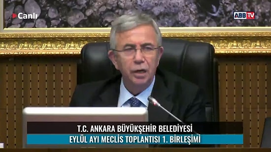 Mansur Yavaş: 'MEB'e Okulların Dezenfektan İhtiyacı ve Temizliği İçin Yazı Yazdık, Tek Kelime Cevap Gelmedi'