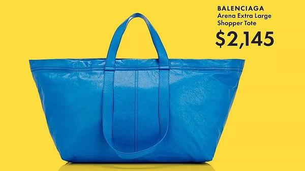 Geçtiğimiz yıl satışa sunduğu bu çanta hem rengi hem tasarımı hem de fiyatıyla ortalığı karıştırmıştı.