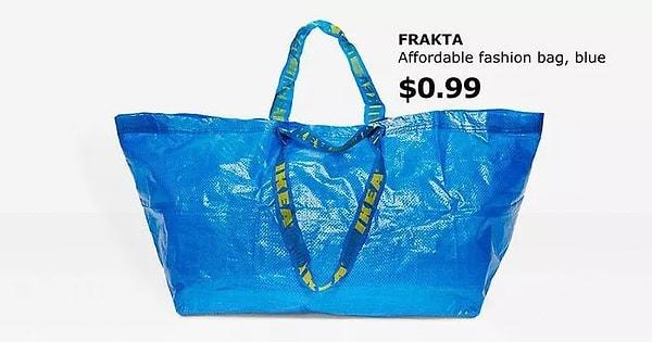 Çünkü Ikea'nın alışveriş çantasıyla neredeyse tıpatıp aynıydılar!