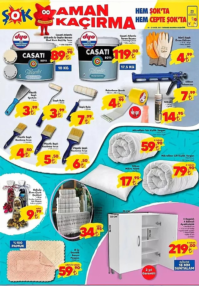 Dyo Casati Atlantis Silikonlu İç Cephe Boyası 89,90 TL.