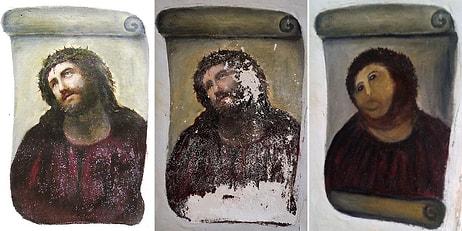 İsa Portresini Restore Etmek İsterken Mahveden ve Kasabasını Meşhur Eden Cecilia Giménez'in Hikayesi