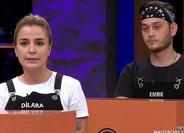 1. MasterChef'in son bölümünde Emre ile Dilara'nın birbirine girmesi gündem oldu.