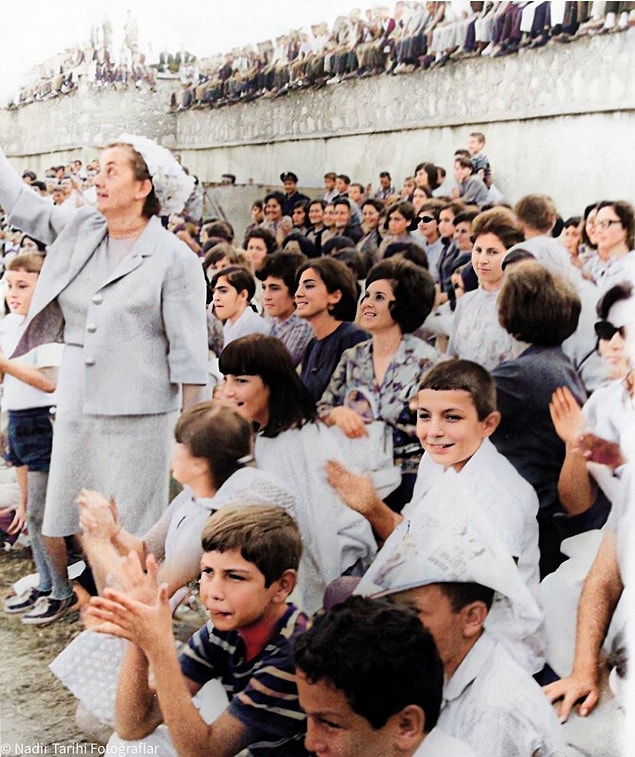 7. Futbol maçında Orduspor taraftarları, Ordu, 1970.