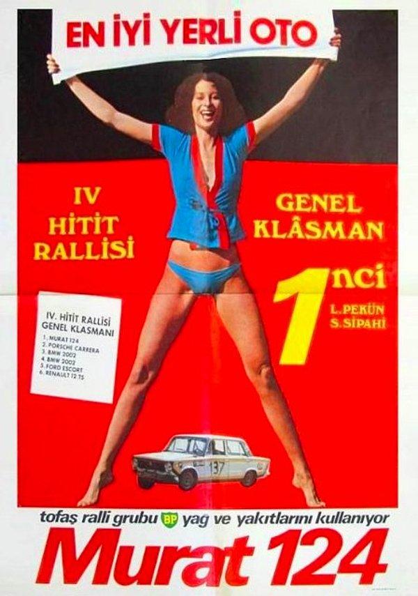 8. Milli otomobilimiz Murat'ın reklam afişi, 1975.