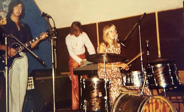 11. Rock grubu provası, Diyarbakır, 1970.