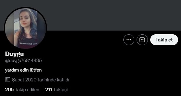 Ne yapacağını bilemeyecek bir halde olduğunu ifade eden hesap yardım çağrısında bulundu herkes gibi... İnsanlar, Duygu'ya el uzattı, yalnız olmadığını hissettirdi. Buraya kadar her şey normal elbette.