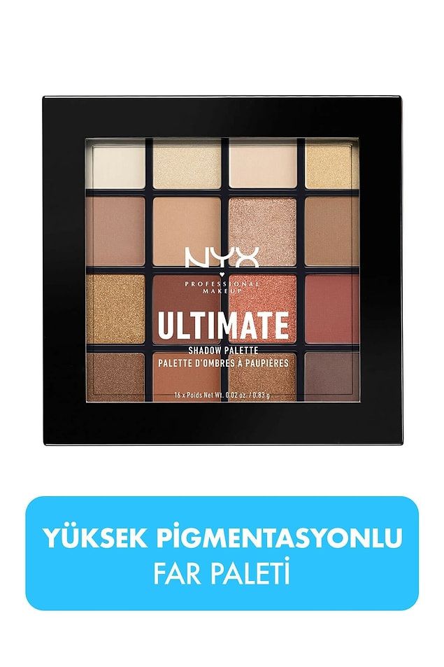 4. NYX göz farı paleti içinde çok doğal renkler var!
