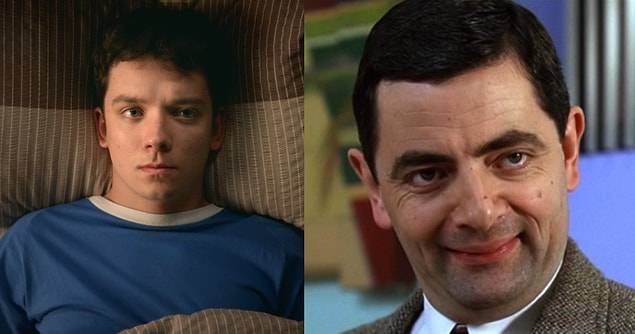 8. Otis'i canlandıran Asa Butterfield ise karakteri nasıl oynayacağın çözümlemeye çalışırken en büyük ilhamını Mr. Bean'den almış.