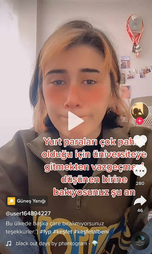 Bir de yurtların ve kiraların pahalı olmasından ötürü üniversite hayatı daha başlamadan bitecek öğrenciler de bir hayli fazla.