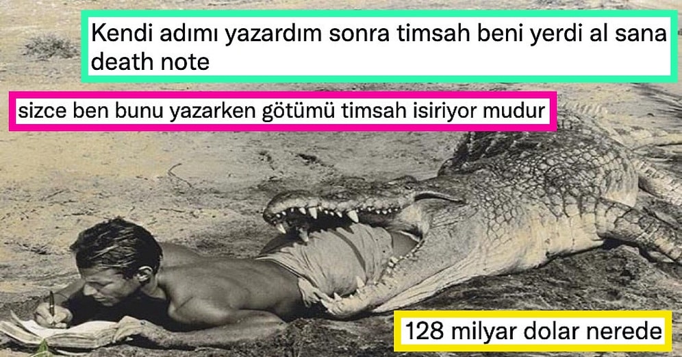 Bir Timsah Tarafından Saldırıya Uğramış Olsalardı Yazacakları Birbirinden Komik Son Sözlerini Paylaşan Kişiler