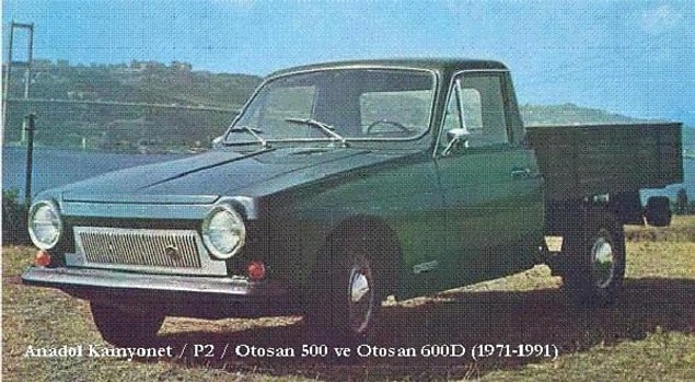 1971'de tamamen tesadüfi bir şekilde Anadol'un pick-up modeli ortaya çıktı.
