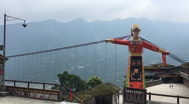 7. Jiuhuangshan Cam Köprüsü - Mianyang / Sichuan