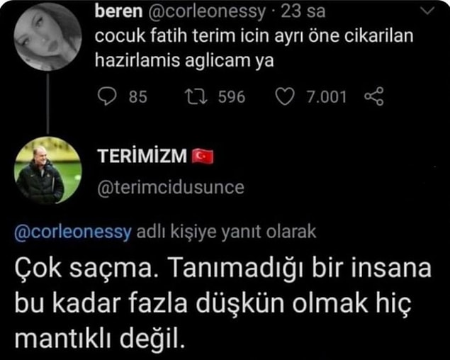 7. Profil tweet uyumu der susarım...