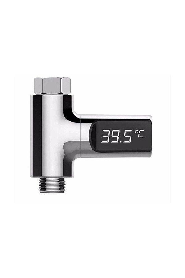 5. Eşzamanlı olarak duştaki suyun sıcaklığını izleyerek sıcaklığı istediğiniz derecede ayarlamanızı sağlayan termometre...
