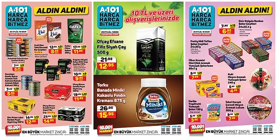 25 Eylül - 1 Ekim 2021 A101 Haftanın Yıldızları Kataloğu