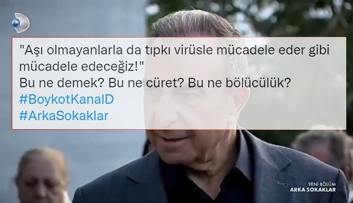 Arka Sokaklar'ın Rıza Baba'sı Aşı Karşıtlarını Kızdırdı