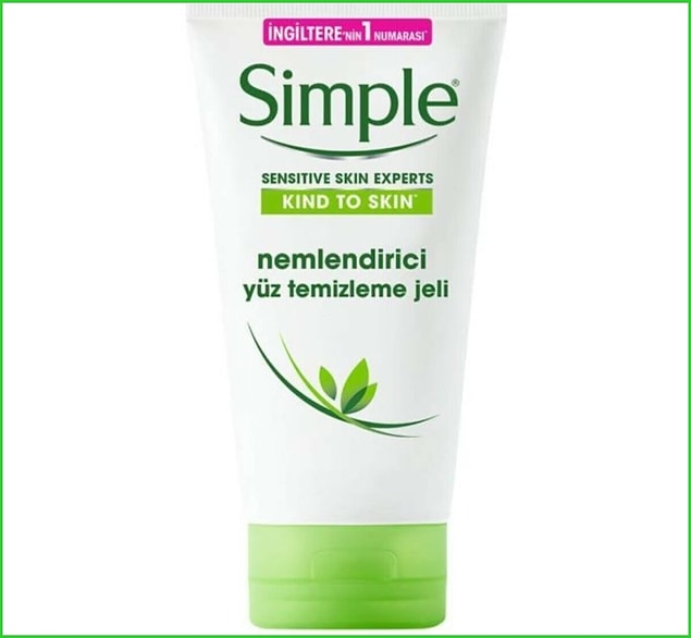 1. Kuru cildi olanların da rahatlıkla kullandığı bir marka Simple.