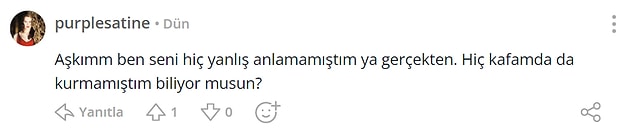 13. Tüm 'Aşkım yanlış anladın yaa'cılara gelsin.
