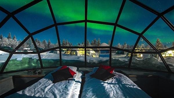 3. Kakslauttanen Arctic Resort, Finlandiya