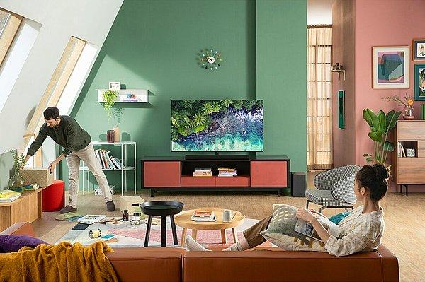 7. Ses, görüntü ve ışık kalitesiyle ultra HD bir televizyonla tüm isteklerinizi karşılayabilirsiniz.