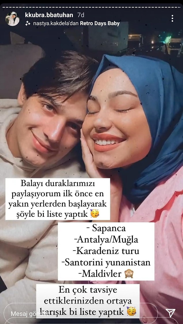 1. Balayı da nişan süreci gibi üç yıl sürecek demek.