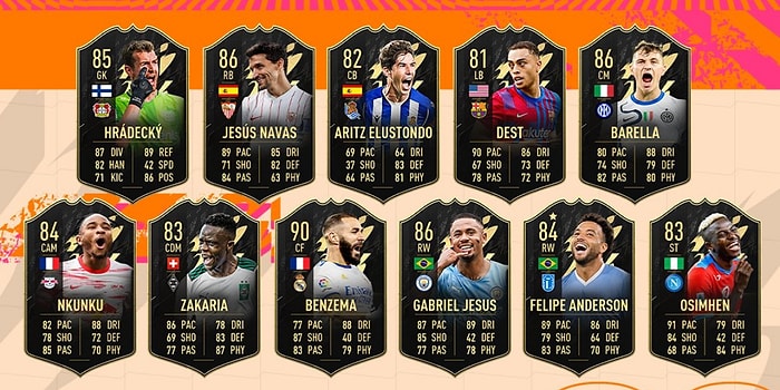 FIFA 22'de TOTW 2 Belli Oldu: Gabriel Jesus'a Dikkat Etmekte Fayda Var!