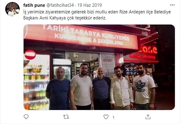 Ancak kendisinin Tarabya'da kuruyemişçi işlettiği ortaya çıktı.