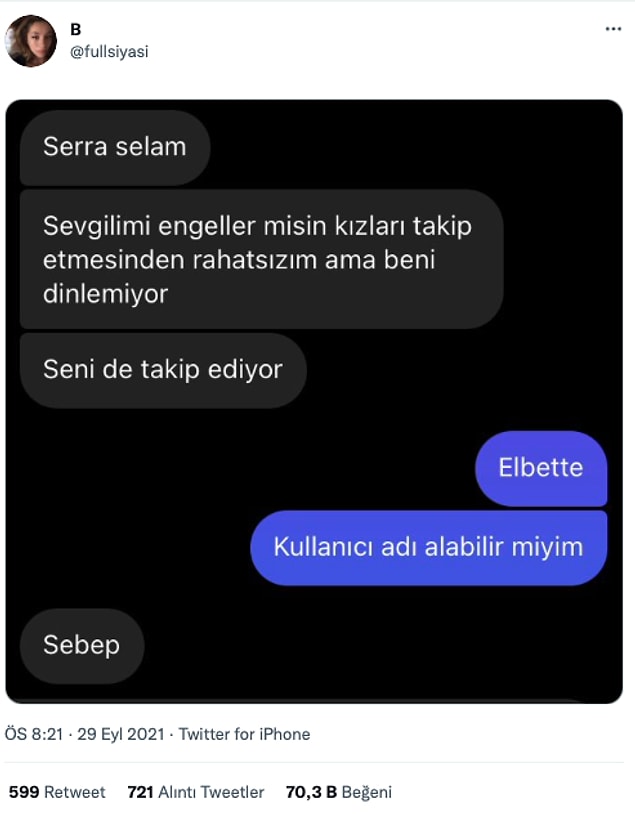7. Hayırdır erkek arkadaşıma mı yürüyeceksin?!