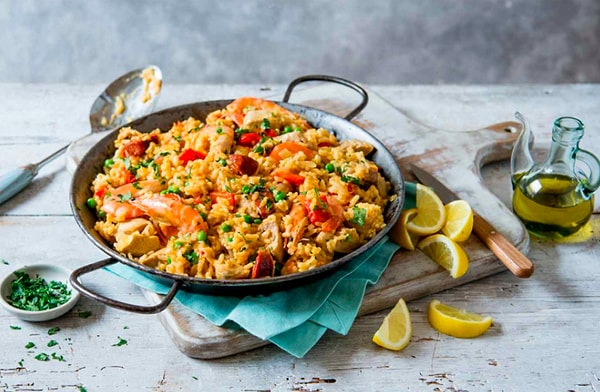 3. Paella olarak bilinen bu yemek hangi ülkeye aittir?