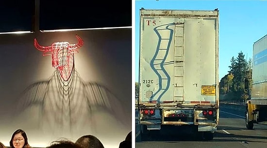 25 интересных случаев, когда тень мастерски сбивала людей с толку (Новые фото)