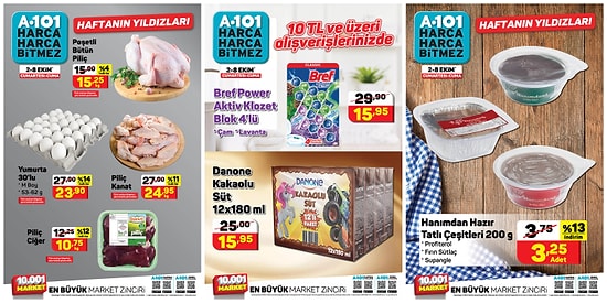 2 - 8 Ekim 2021 A101 Haftanın Yıldızları Kataloğu