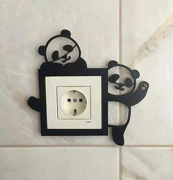 9. Prizlerinizi ponçik pandalarla süsleyerek de evinizin havasını değiştirebilirsiniz.