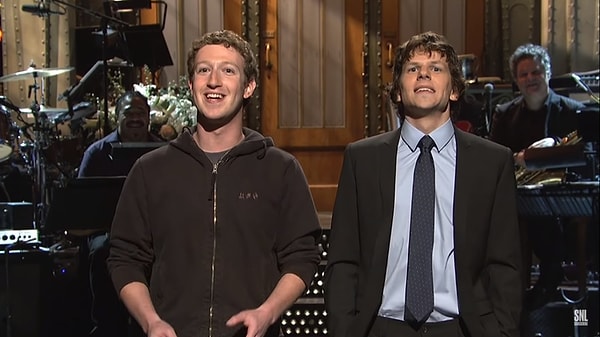 11. Jesse Eisenberg ve Mark Zuckerberg