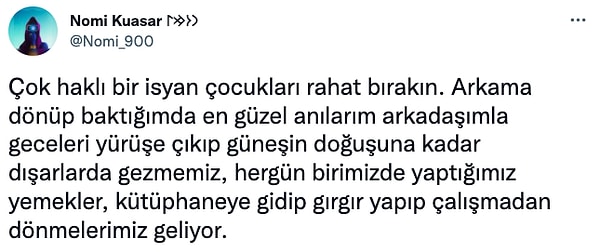 Ardından kullanıcıya birçok insan destek verdi, yol gösterdi.