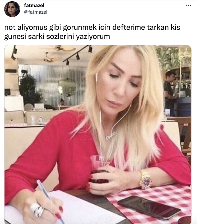1. Ekonominin geldiği hale bakın. Bu tweetin orijinali laptopluydu.