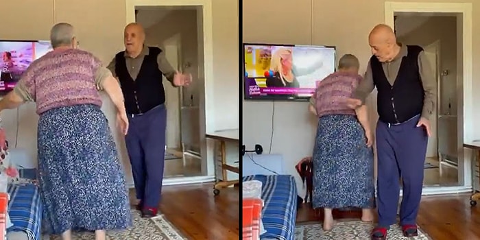 Evin İçinde Birbirleri ile Didişen Yaşlı Çiftin İzlerken Pamuk Gibi Olacağınız Anları