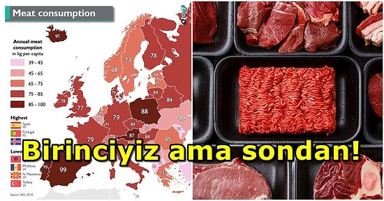 Vejetaryen Olmayı Düşünebiliriz! Türkiye, Avrupa'da Et Tüketimi Konusunda Sondan Birinci