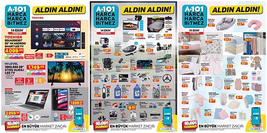 14 Ekim 2021 A101 Aldın Aldın Kataloğu