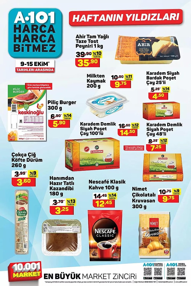Karadem çay çeşitleri indirimli fiyatlarla satışta olacak.