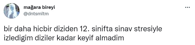 2. Sınav gecesi oturup sabaha kadar bir sezon dizi izlemek...