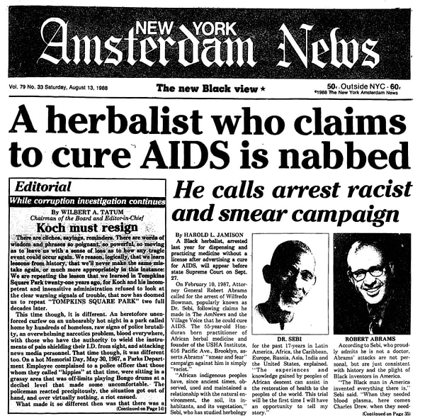Alfredo Bowman'ın en tartışmalı ve kanıtlanmamış inançlarından biri, insan immün yetmezlik virüsünün (HIV) AIDS'e neden olmadığı ve hastalığın tedavisinde bitkisel ilaçların yeterli olduğudur.