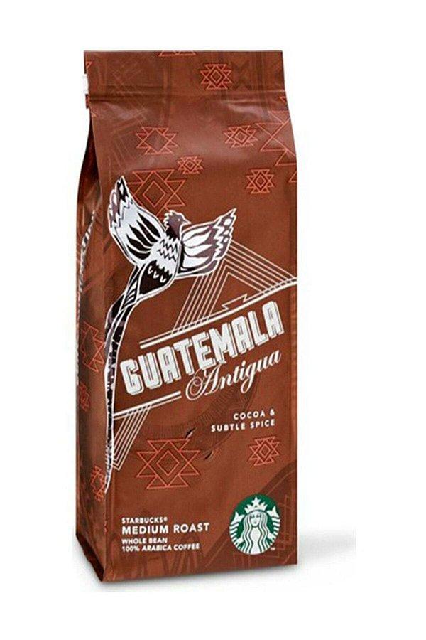 1. Yoğun ve baskın aromalar yerine hafif kahve sevenlerin çok seveceği Starbucks Guatemala Antigua...
